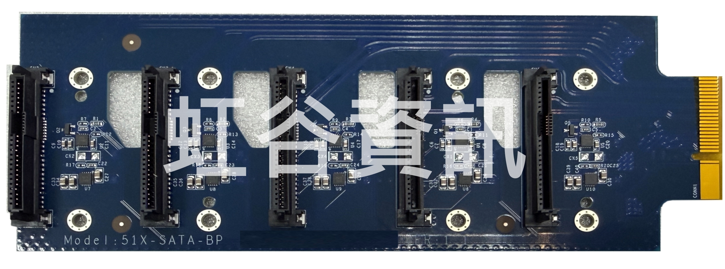 Synology DS1019+ SATA BP 原廠硬碟背板